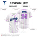 Custom Plum Red Pinestripe Button Down Baseball Jersey